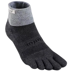 injinji TRAIL Zehensocken Grau Mini Crew Unisex Sport Finger Socken Midweight S - Bild 1 von 10