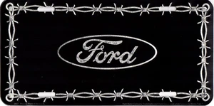Ford Barbed Wire Metal License Plate - Picture 1 of 1