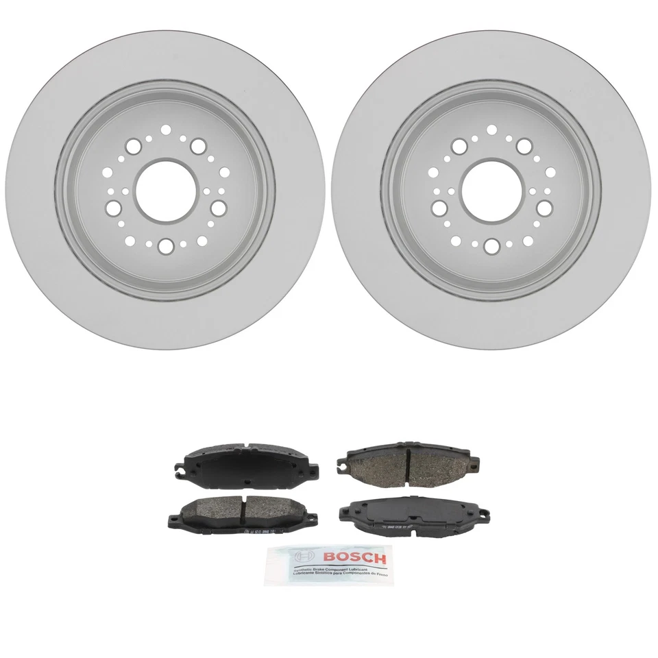 Bosch Rear Quietcast Rotors Blue Ceramic Disc Brake Pad Kit For LS400 Supra - Imagem 1 de 1