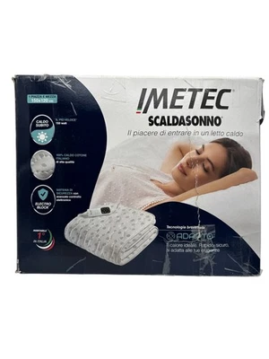 Imetec Scaldasonno Adatto Sottoletto Termico 150x120cm 6 Livelli Timer MERCE DI SERIE B - Immagine 1 di 4