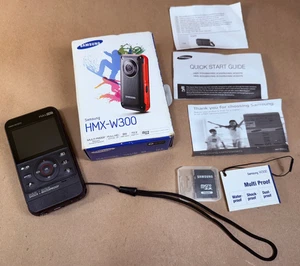 TESTED - Samsung HMX-W300 Camcorder Waterproof Shockproof Full HD w/ Box - Picture 1 of 23