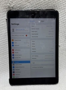 Apple iPad mini 2 - 32 GB - Solo Wi-Fi - Gris espacial - Buen estado - Paquete - Imagen 1 de 9