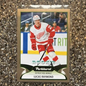 2021-22 Upper Deck Parkhurst Lucas Raymond Gold Rookie RC #282 Red Wings B122 - Picture 1 of 2