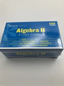 Sell now Share Algebra II (600) Study Cards Spark Notes New Wrapped - Picture 1 of 3