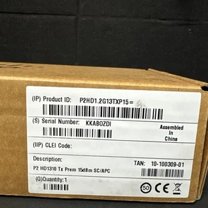 Transmisor QAM híbrido Cisco P2HD1.2G15TXQP33I= 1.2 GHZ, ITU33 iWDM SC/APC - Imagen 1 de 4