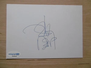 Johnny Depp "Fluch der Karibik" Autogramm signed 10x15 cm Karteikarte ACOA - Picture 1 of 2