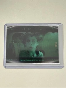 2024 Topps Chrome Dune Paul Commands The Voice Atreides Green Prism /99 - Picture 1 of 2