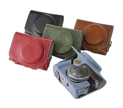 PU Leather Camera Bag Case Cover Shell for PowerShot G7 X Mark III G7X3 - Image 1 of 4