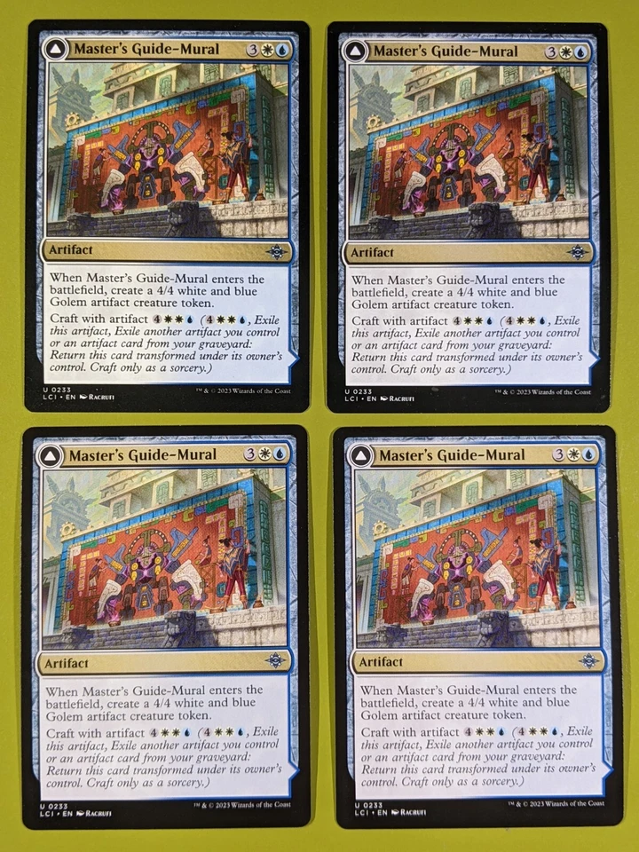 Master's Guide-Mural x4 Lost Caverns of Ixalan 4x MTG Magic the Gathering - Image 1 of 1