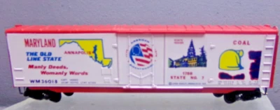 N Scale Kadee 38020 MARYLAND State 50' Single Door Boxcar 40509 C32369 - Image 1 of 4