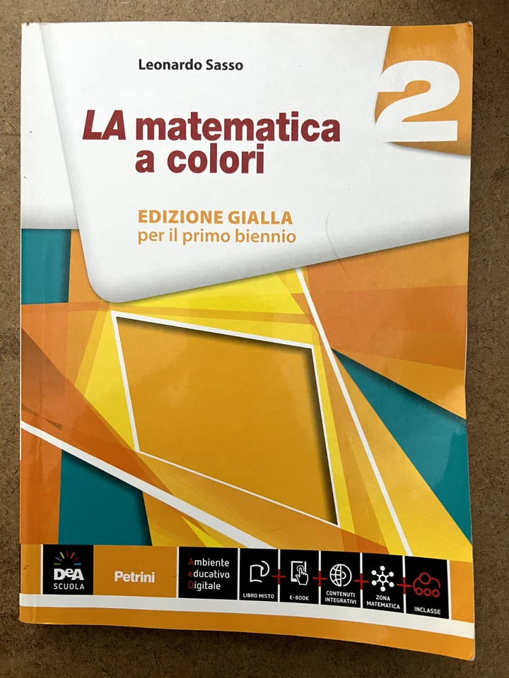 LA matematica a colori ed.Gialla vol. 2 - Petrini - Immagine 1 di 1