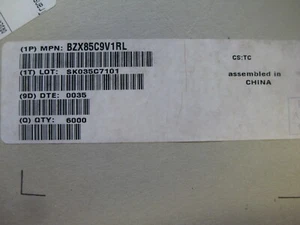 BZX85C9V1 ZENER DIODE 9.1V 5% 1W 2-PIN DO-41 (LOT OF 25) - Picture 1 of 4