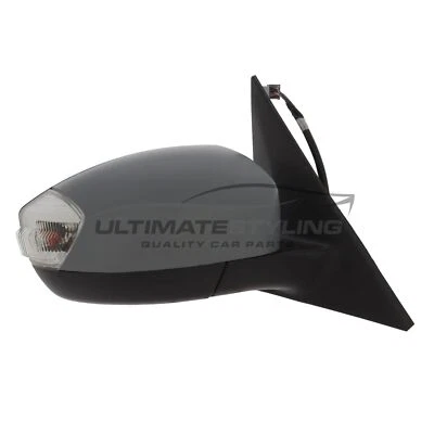 Ford Galaxy 2006-2016 eléctrico puerta espejo de ala cubierta cebada conductores lado derecho Foto 1 de 4