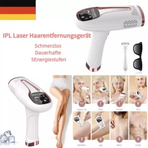 IPL laser hair removal device permanent pain-free epilator body & face de - Picture 1 of 14