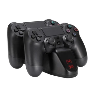 3rd Earth Dual Charging Dock/Station Stand For PlayStation PS4 Controllers Black - Picture 1 of 1