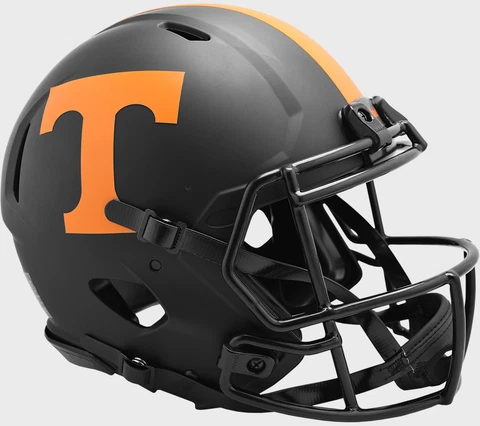 TENNESSEE VOLUNTEERS NCAA Riddell SPEED Authentic Football Helmet BLACK ECLIPSE Cover