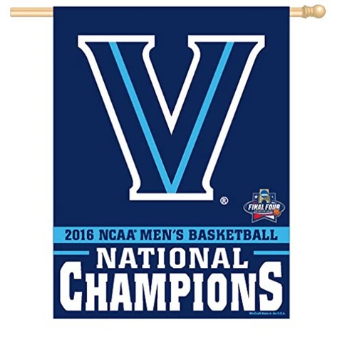 NCAA Villanova Wildcats 2016 National Champions Vertical 27" X 37" Flag Banner Cover