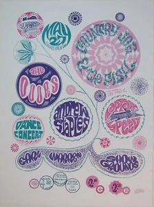 THE DOORS in Santa Barbara, CA 1967 - ORIGINAL POSTER - Picture 1 of 1