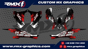 Calcomanías gráficas Can-Am DS 450 pegatinas decoración diseños rivales gráficos RMX - Imagen 1 de 3
