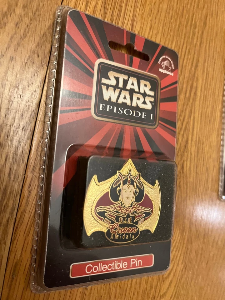 Vintage Phantom Menace Star Wars Episode 1 Collectible Pin Queen Padme Amidala - Image 1 of 1