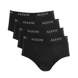 Alfani Underwear Herren XL schwarz Slips 4 Stück Baumwolle ohne Etikett feuchtigkeitsableitend Neu mit Etikett - Bild 1 von 5