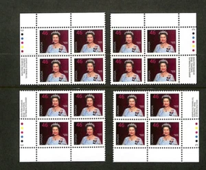 Canada - Scott 1681 - Matched Set of Plate Blocks - QE II - 1998 - Picture 1 of 1