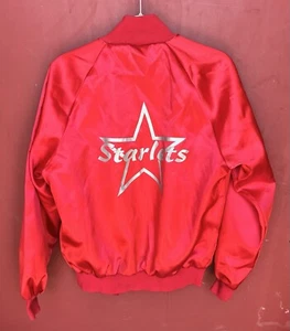 STARLETS rote Satinbomberjacke WestArk USA - mittlerer Jubeltanz - Bild 1 von 6