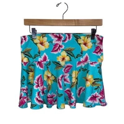 Victoria's Secret Falda de Natación Encubrimiento Floral Tropical Playa Piscina Talla Mediana Foto 1 de 4