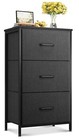 AODK Dresser for Bedroom Nightstand Small Chest of Small, Black (M711)