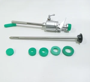 Laparoscopic Trocar and Cannula Pyramidal Tip Surgical Instruments kit 5mm 110mm - Picture 1 of 10