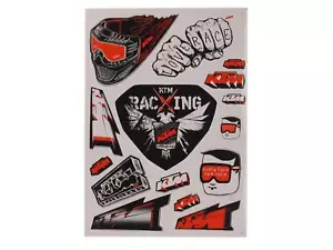 KTM Power Sticker Aufkleber Aufklebersatz Stickerbogen DIN A4 - Bild 1 von 1