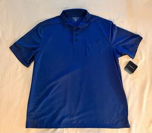 Camisa de golf Croft & Barrow Performance azul cobalto manga corta - Talla XXL ¡NUEVA CON ETIQUETAS! - Imagen 1 de 3