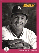1991 Studio #61 Mike Boddicker Kansas City Royals
