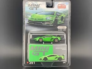Mini GT Lamborghini Aventador SVJ Verde Mantis MGT00391 1/64 CHASE - Picture 1 of 1