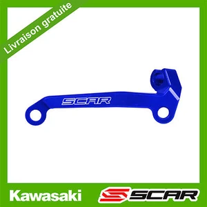 GUIDE CABLE D'EMBRAYAGE KAWASAKI KX-F KXF 450 KX450F 06-15 BLEU SCAR - Imagen 1 de 1