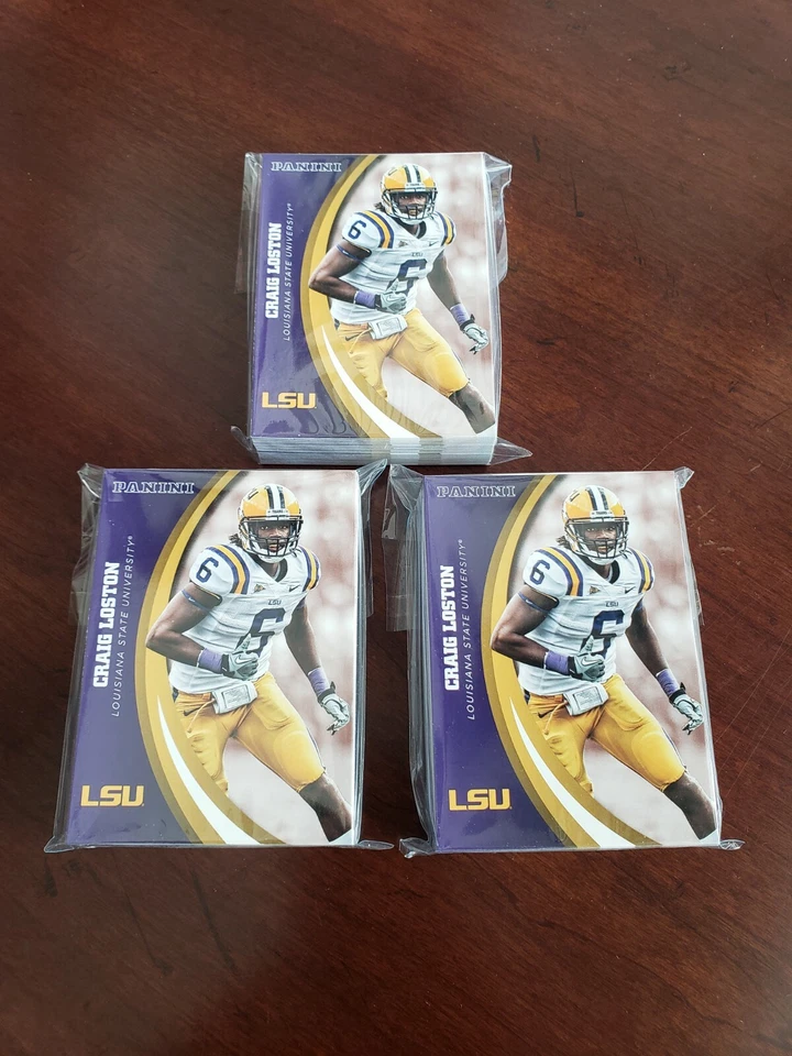 (100) 2015 PANINI LSU TIGERS CRAIG LOSTON #12 LOT JACKSONVILLE JAGUARS - Image 1 of 1