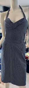 Cooper St Striped Blue Stretchy Dress RRP $159 - Picture 1 of 3