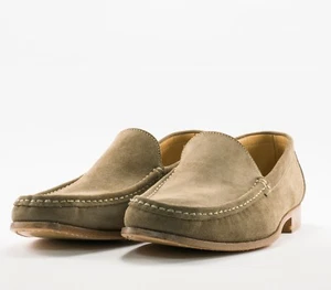 Pal Zileri Beige Suede Loafers Size 10 US/43 UK MSRP $595 - Picture 1 of 11