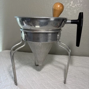 Colador colador colador de cono de aluminio vintage Wear-Ever Style #480 - Imagen 1 de 9