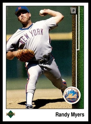 1989 Upper Deck #634 Randy Myers New York Mets Baseball Card - Image 1 of 2