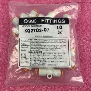10x SMC KQ2T03-07 Union Tee Different Diameter 1/4”, 5/32”, Push-To-Connect - Picture 1 of 4
