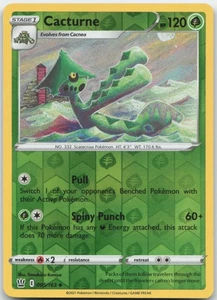 Cacturne 005/163 Reverse Holo SWSH05: Battle Styles Pokemon Card NM - Picture 1 of 1