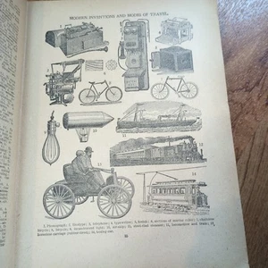 Antique 1902 Webster's Common Sense Dictionary Every Day Helps - Foto 1 di 8