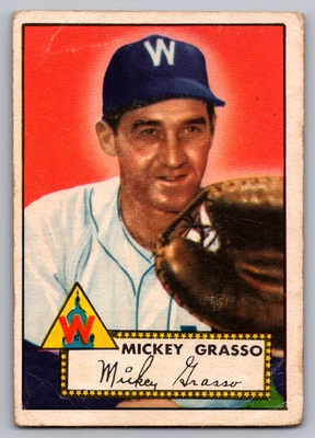 1952 TOPPS #90 MICKEY GRASSO SENATORS - Image 1 of 3