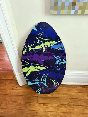 Bluewater Beach Full Graphic Skimboard Wake Board Boogie Skim Board - Image 1 of 3