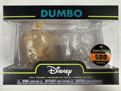 Dumbo [Oro y Plata] (Paquete de 2) ~ Disney ~ Vinilo Funko Hikari XS ~ LE 500 Piezas Foto 1 de 4