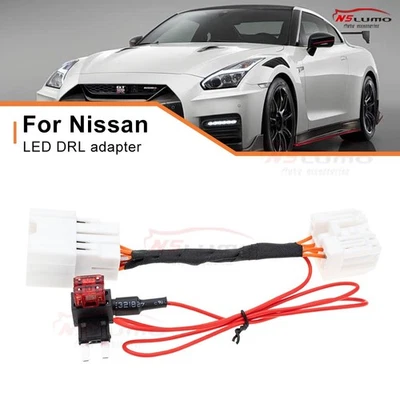 DRL light night time always on Adapter jumper harness for 2017-2021 Nissan GT-R - Image 1 of 4