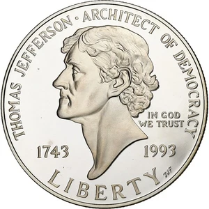 [#1049105] United States, Dollar, 1993, U.S. Mint, Proof, Silver, MS, KM:249 - Picture 1 of 2