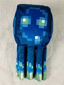 Minecraft Earth Glow Squid Kids 18” Pillow Glow In The Dark Plush - Picture 1 of 6