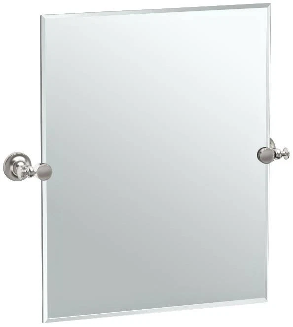 Gatco Tavern Satin Nickel 23 1/2" x 24" Vanity Mirror - Image 1 of 1